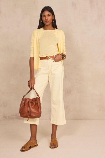 Picture of ROMA STRIPED WIDE-LEG TROUSERS